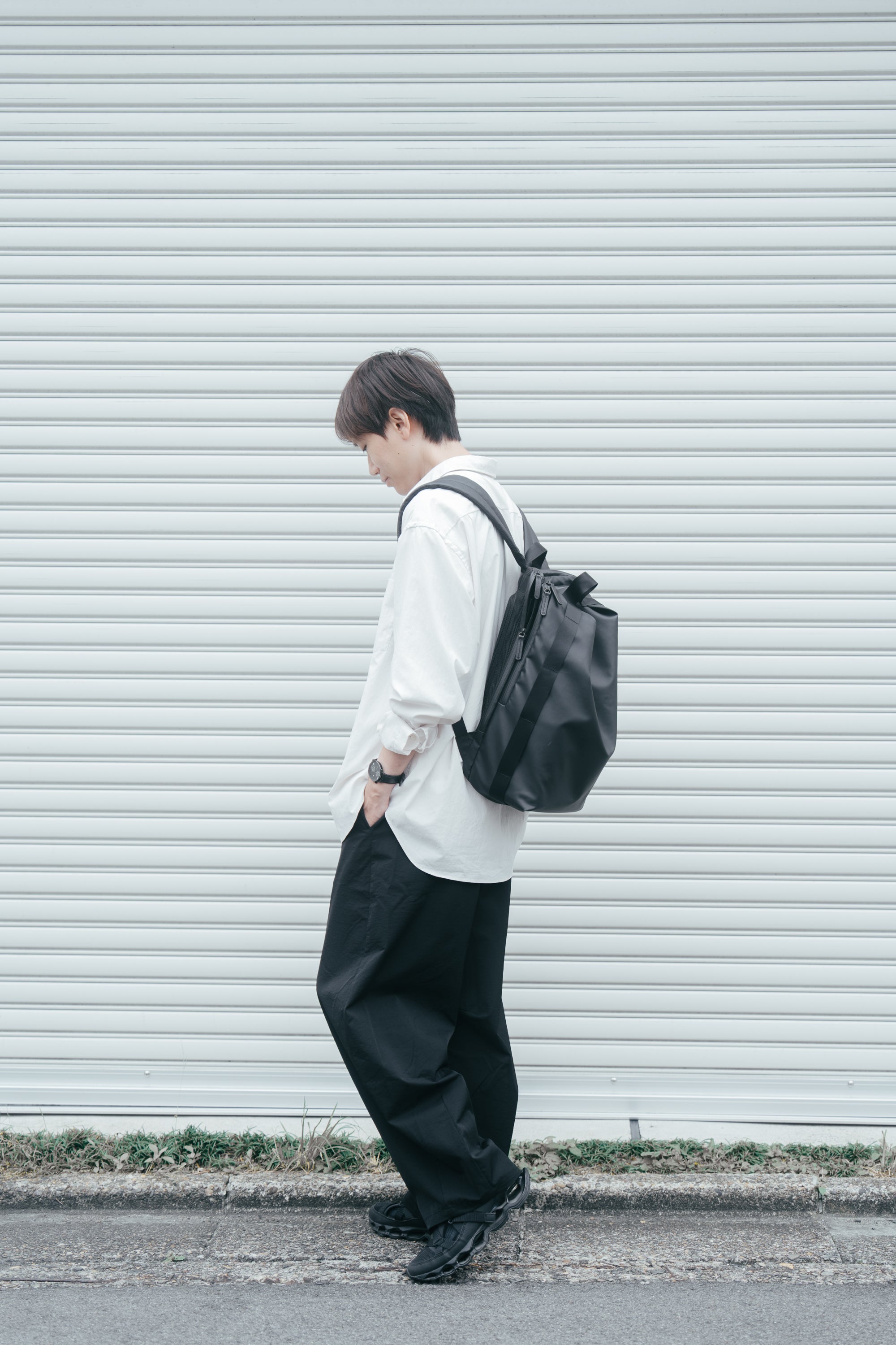 酷女孩防水抗皺彎刀褲 | 黑