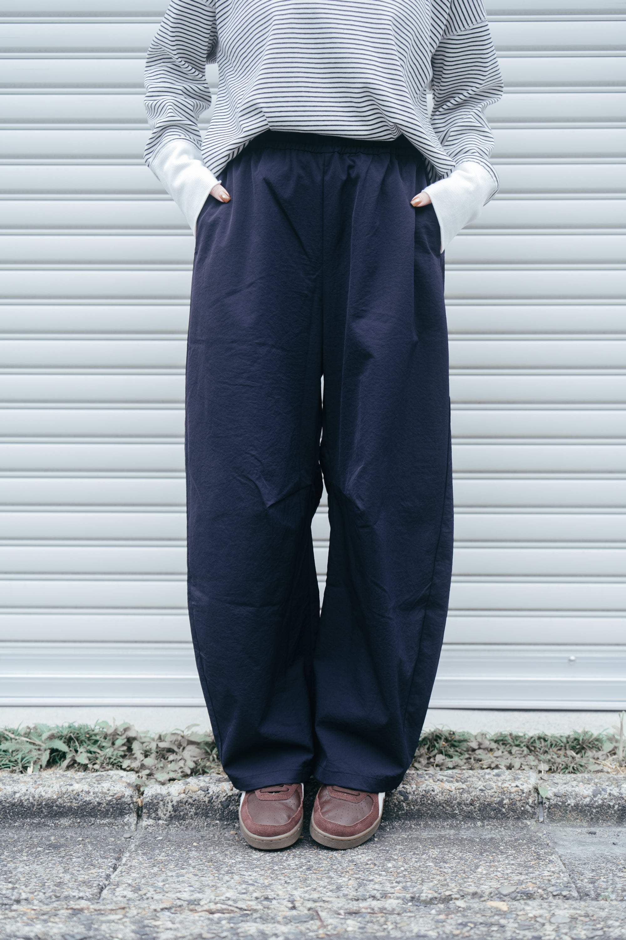 酷女孩防水抗皺彎刀褲 | 藏青