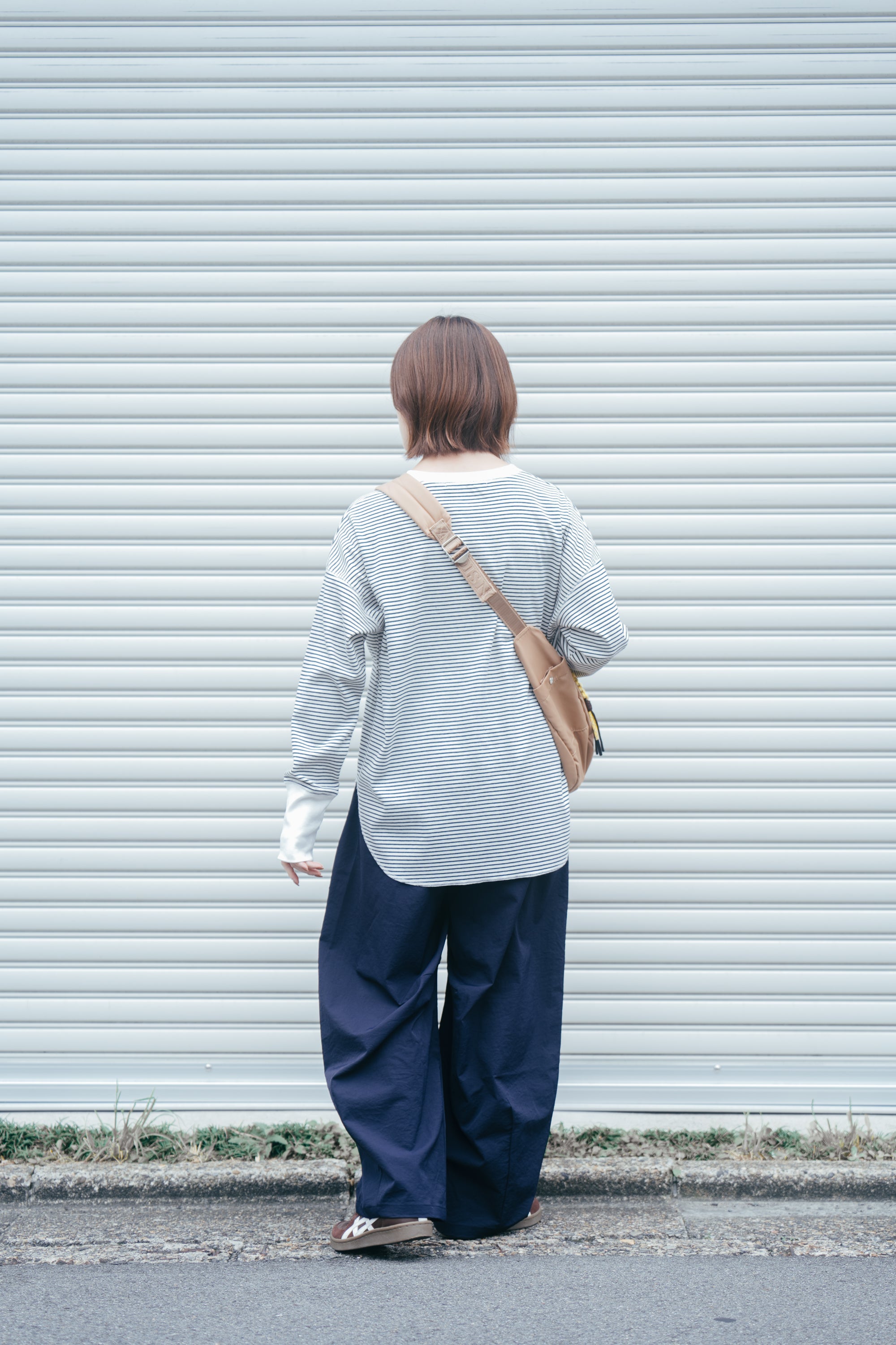 酷女孩防水抗皺彎刀褲 | 藏青