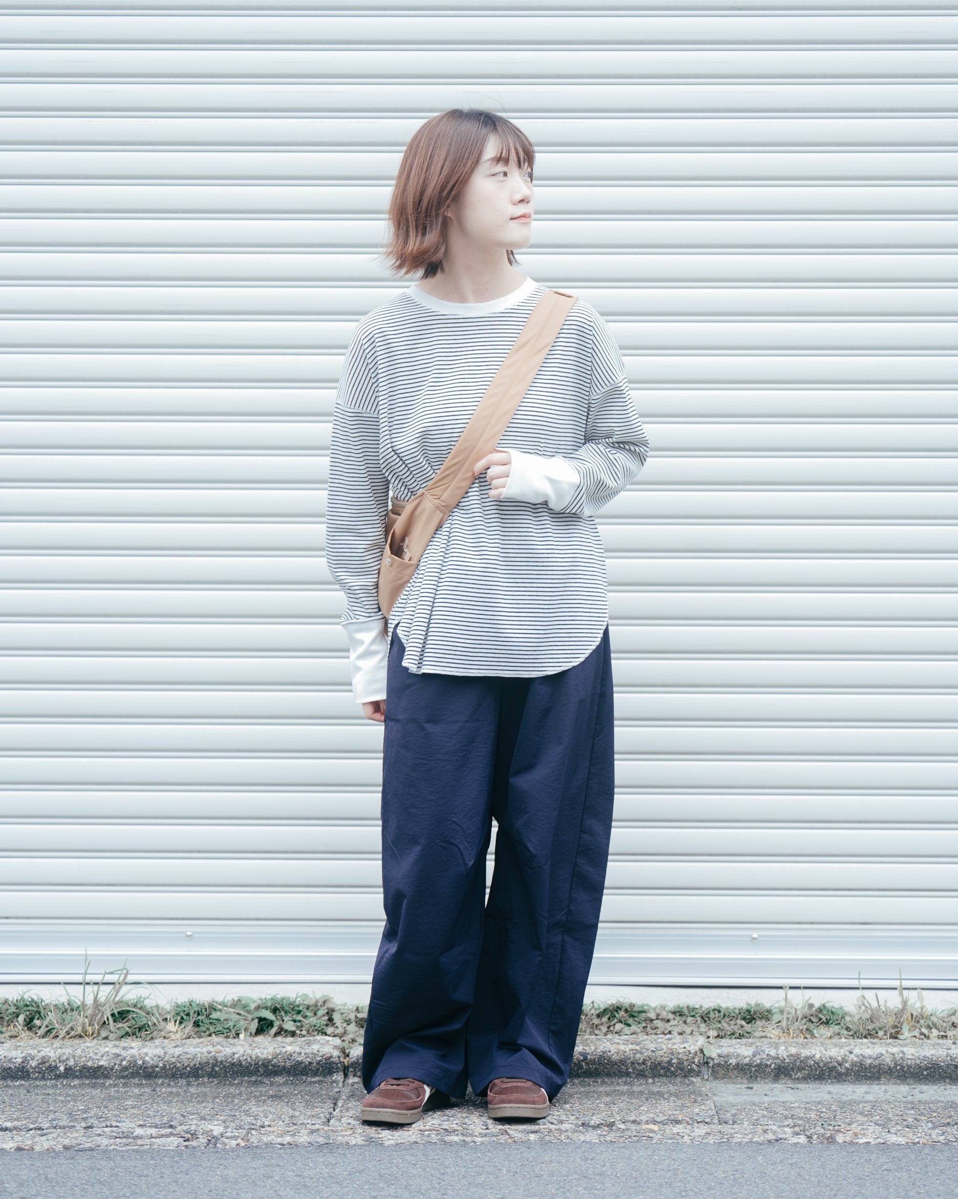 酷女孩防水抗皺彎刀褲 | 藏青