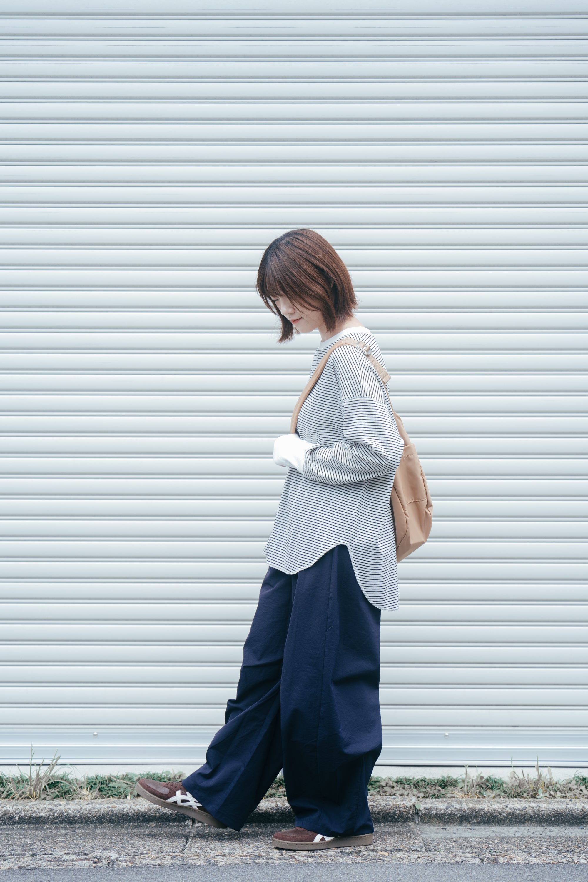 酷女孩防水抗皺彎刀褲 | 藏青