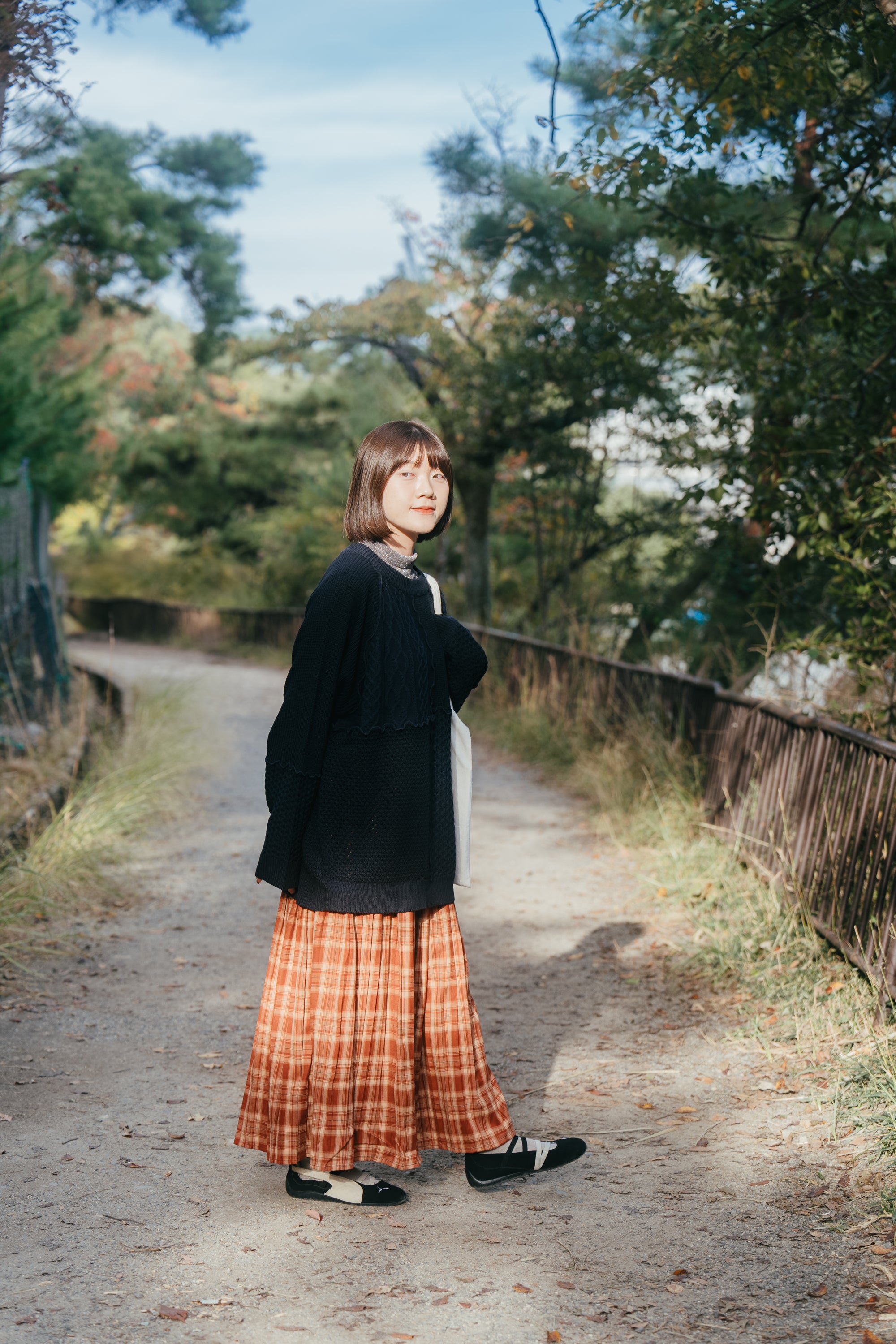 波浪麻花捲針織毛衣｜黑